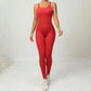 One Piece Backless Bodycon Scrunch Jumpsuit Women Dance Fitness Overalls Push Up Sleeveless Yoga Sport Jump Suit The Clothing Company Sydney