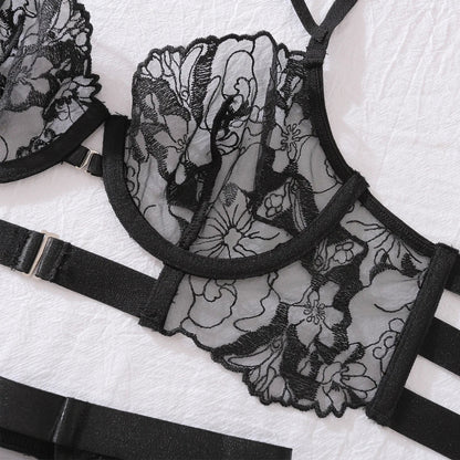 5 Piece Lingеrie Set Halter Bra Push Up Underwear G String Costume Fantasy Intimate Outfits The Clothing Company Sydney