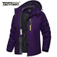 Winter Ski Jackets Womens Hiking Trekking Thicken Fleece Snow Jacket Outdoor Warm Windproof Windbreaker Outwear Parka