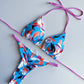 2 Piece Halter Micro Bikini Thong Swimsuit Women's Swimwear Bandage Brazilian Bathing Suit