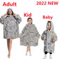 Oversized Hooded Blanket for Adult Child Wearable Blankets for Winter Warm Outdoor Hoodie Sweatshirt The Clothing Company Sydney