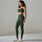 Seamless Ribbed Women's Sportswear Two Piece Yoga Set High Waist Gym Leggings Crop Top Fitness Sports Suits Acid Wash Activewear The Clothing Company Sydney