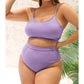 Elegant 7 Colours Bikini Plus Size Large Size Swimwear Women Swimsuit Two-piece Bikini set Bather Bathing Suit The Clothing Company Sydney