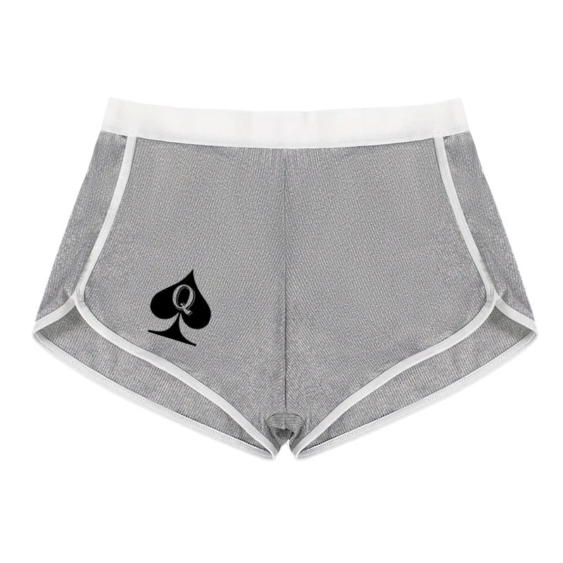 Queen of Spades Women's Boy shorts Seamless Mid-rise Boxers Abdominal Lifting Hip Sports Youth Underwear The Clothing Company Sydney