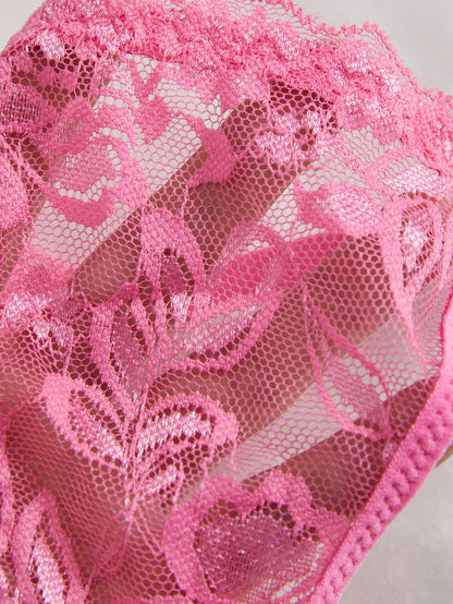 3 Pack Women's Lace Panties Underwear Adjustable Strap Floral Lace Sheer Mesh Thong G String The Clothing Company Sydney