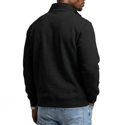 Mens Zipper Sweatshirts Spring Quarter Zip Pullover Half Zipper Hoodie Gym Autumn Solid Sweatshirt Jumper