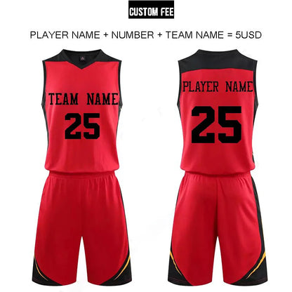 2 Piece Sportswear Basketball Jersey Shorts Set Blank custom Men Women Kids Basketball Uniforms