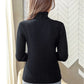 Ladies Turtleneck Winter Sweater Women Elegant Thick Velvet Lined Warm Knitted Pullover Slim Tops Jersey Knitwear Jumper The Clothing Company Sydney