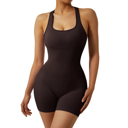 Women Yoga Shorts Sleeveless Sport Romper Bodysuits Summer Yoga Playsuits Gym Fitness Outfit Jumpsuits Activewear The Clothing Company Sydney