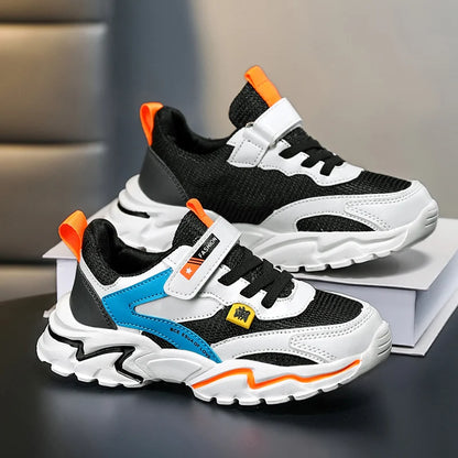 Kids Boy's Girls's Summer Mesh Breathable Sneakers Anti-Skid Outdoor Children Sport Running Shoes