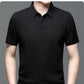 Summer Men's Lop-up Hollow Short-sleeved Polo Shirt Ice Silk Breathable Business Fashion T-Shirt Male Top The Clothing Company Sydney