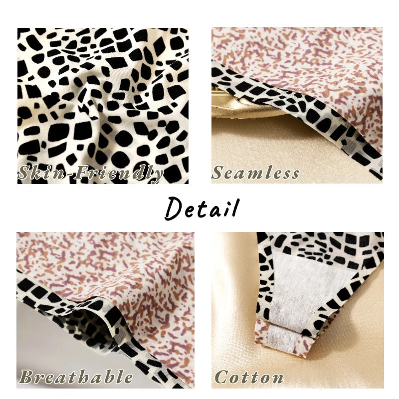 Women's Underwear Leopard Print Seamless Panties Sports Lingerie Thong G-String The Clothing Company Sydney