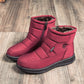 Thick Plush Winter Boots for Women Non-slip Waterproof Snow Boots Flat Heels Warm Cotton Padded Shoes The Clothing Company Sydney