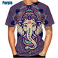 Ganesha T Shirts 3D Print Pillaiyar Vinayagar T shirt Men's Women's Kids Apparel Short Sleeve Breathable Streetwear Tops The Clothing Company Sydney