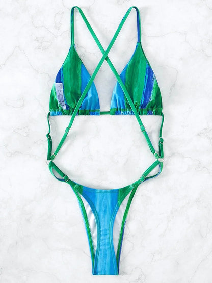 Extreme Mini Micro String Women Swimwear One Piece Swimsuit Female Cross Backless Monokini High Cut Bathing Suit The Clothing Company Sydney