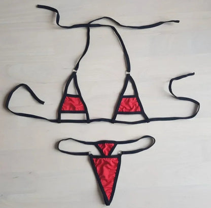 2 Piece Triangle Bikini Top Micro Mini Bikini Minimal Cover Swimwear Thong Micro Swimsuit Bathers Bathing Suits The Clothing Company Sydney