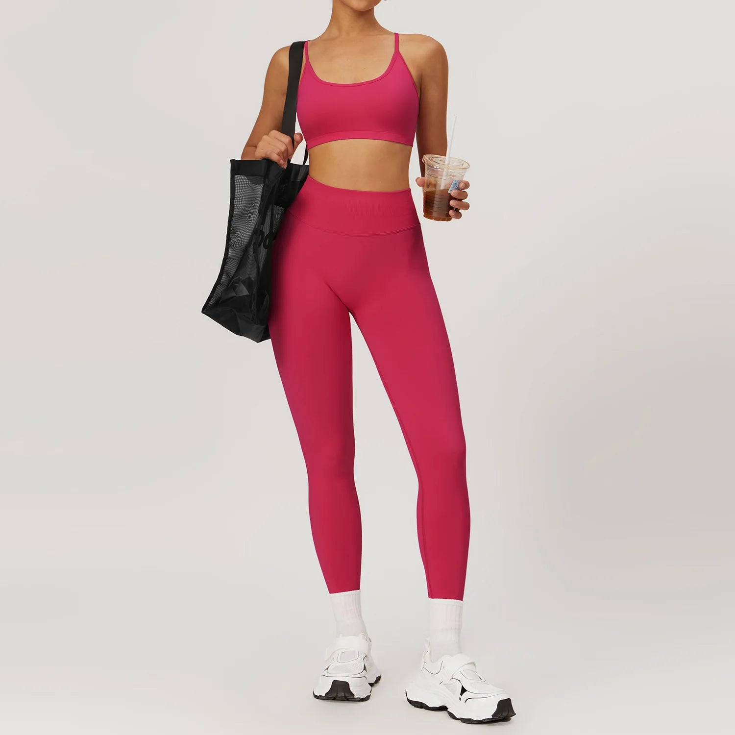 2 Piece Seamless Yoga Set Women Clothes Gym Workout Clothing Sportswear Fitness Set Tracksuits Sports Bra Gym Leggings The Clothing Company Sydney