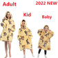 Oversized Hooded Blanket for Adult Child Wearable Blankets for Winter Warm Outdoor Hoodie Sweatshirt The Clothing Company Sydney