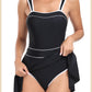 2 Piece Solid Bodysuit With Beach Skirt Padded Bikinis Swimwear Summer Beachwear Bathing Swimming Suit The Clothing Company Sydney