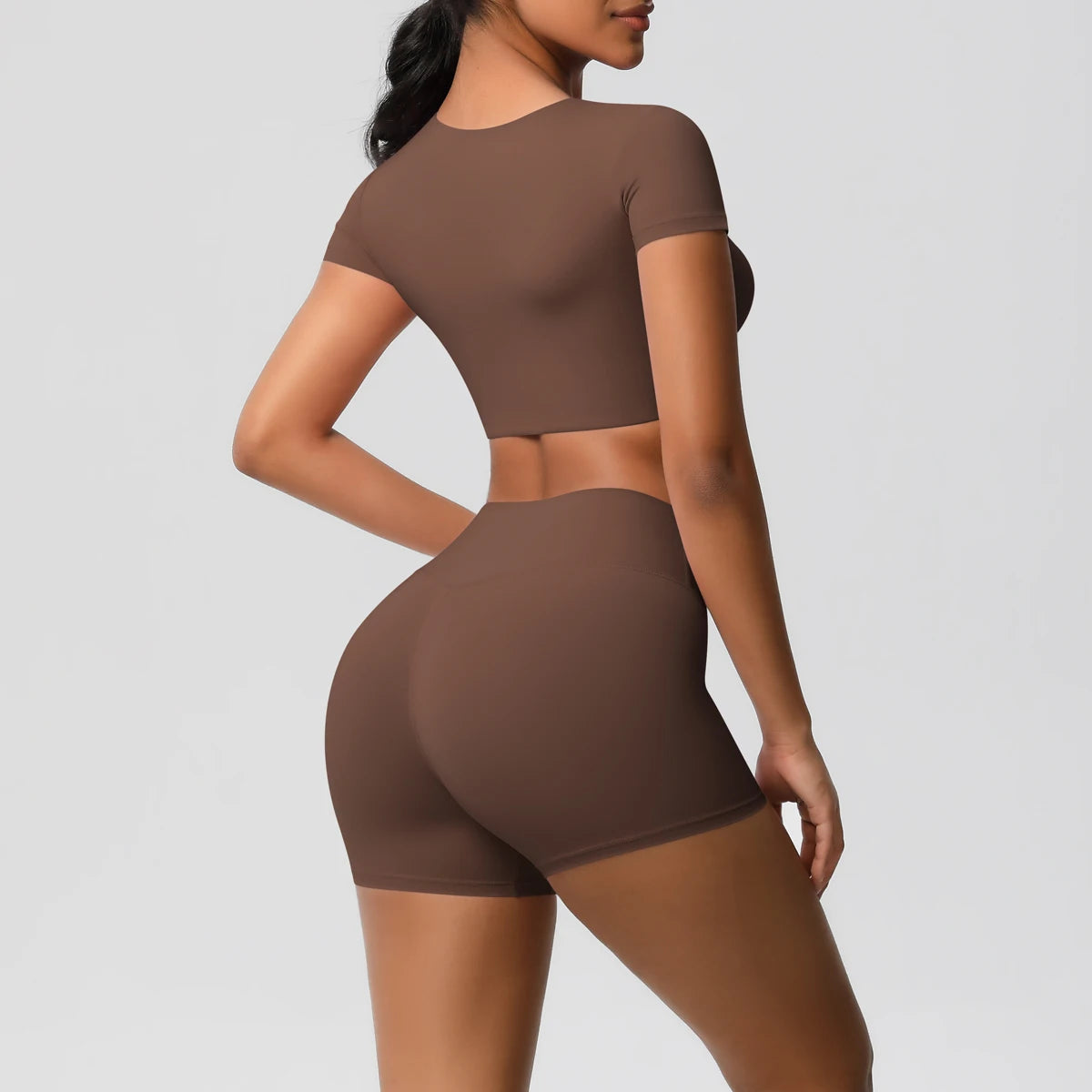 2 Piece Workout Sportswear Active Wear Sports Tank Top Bike Shorts Women Gym Bicycle Sorts Matching Set The Clothing Company Sydney