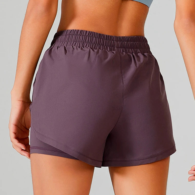 Women's Yoga Shorts Fitness Elastic Running Workout Ladies Gym Sport Inner Layer Shorts Fitness Sportwear The Clothing Company Sydney