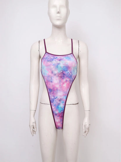 Women's One-piece Swimsuit Micro Bikini Bathing Suit Beachwear Sleeveless Bodysuit Swimwear