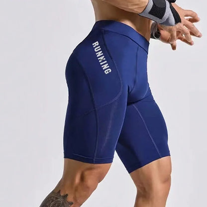 Men's Bodybuilding Shorts Gym Running Leggings Male Joggings Elastic Compressions Sweatpant Football Basketball Tights Shorts