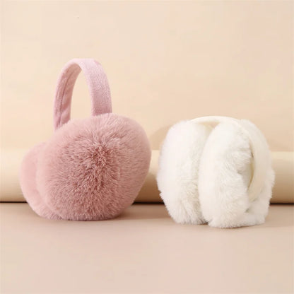 Winter Solid Soft Plush Ear Keep Warmer Earmuffs Fashion Outdoor Sports Earflap Protection Ear-Muffs Ear Cover