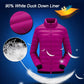 Ski Suit Snowboard Suits Women Windproof Waterproof Warm Thicken Snow Pants And Down Jacket Ski Clothes Set