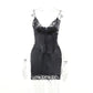 Lace Side Mini Slim Bodycon Summer Dress Spaghetti Strap Nightclub Party Dresses With Waist Wrap The Clothing Company Sydney