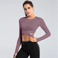 Long Sleeve Midriff Yoga Tops Sports Fitness Crop Top Gym Shirts Slim Fit Running Tank Tops Criss Cross Top The Clothing Company Sydney