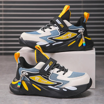 Kids Children Boys Mesh Sports Running Shoes Breathable Non-slip For Girls Casual Running Walking Sneakers