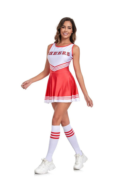 Cheerleader Costume Costumes Women Cosplay Halloween Cheer Leader Fancy Dress Sports Uniform Set The Clothing Company Sydney