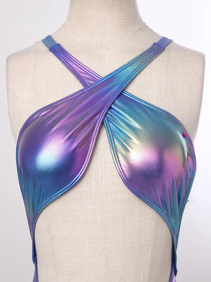 Women's One-piece Swimsuit Micro Bikini Bathing Suit Beachwear Sleeveless Bodysuit Swimwear