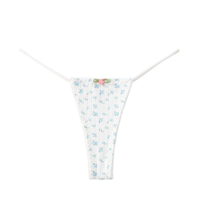 Women's Panties Printed Bikini Lingerie Fashion Lingerie G String Breathable Underwear