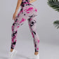 3D Print Tie Dye Sports Women Seamless High Waist Fitness Push Up Leggings Gym Clothing Workout Tights Pants