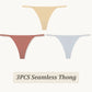 3 Pack Seamless Thong Women Thin Strap Low Waist High Flexibility Panties Briefs T-back Comfortable Underwear The Clothing Company Sydney