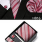 5 piece 7.5 cm Width Tie Sets Black Men's Tie Hankerchiefs Cufflinks clip Box wedding gift handmade Necktie Set The Clothing Company Sydney