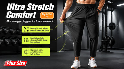 Ice Silk T-Shirts Men Plus Size Tshirt Tee Shirt Breathable Running Top