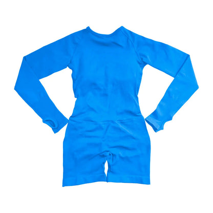 One Piece Active Long Sleeve Jumpsuit Women's Seamless Backless Yoga Gym Playsuit The Clothing Company Sydney
