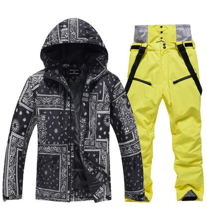 2 Piece Jacket Pants Ski Suit Sets Waterproof Snow Costume Ski Jacket and Pant Set Outdoor Clothing Snowboarding Set The Clothing Company Sydney