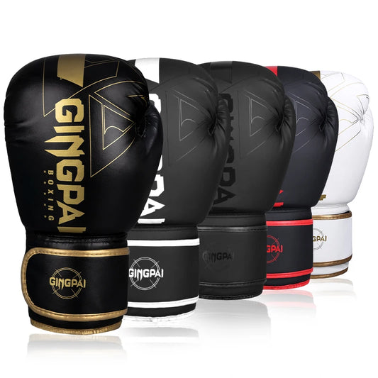 Adults and kids PU Muay Thai boxing gloves for MMA, kickboxing, and training