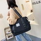 Travel Bag Women Shoulder Bag Casual Handbag Double Zipper Expansion Bag Large Bag Fashion Luggage Bag