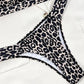 Halter String Leopard Two Piece Bikini Swimsuit Women Swimwear Bather Bathing Swimming Swim Suit Beachwear The Clothing Company Sydney