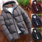 Men's Parkas Winter Overcoat Casual Hooded Thick Puffer Jacket Winter Coat Outerwear