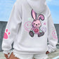 Hip Hop Street Casual Printed Female Hoodie Oversize Loose Sweatshirts Autumn Warm Fleece Clothing Top