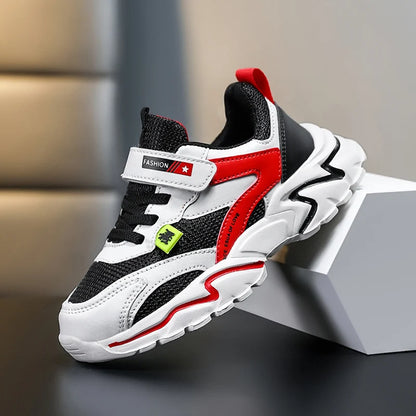 Kids Boy's Girls's Summer Mesh Breathable Sneakers Anti-Skid Outdoor Children Sport Running Shoes