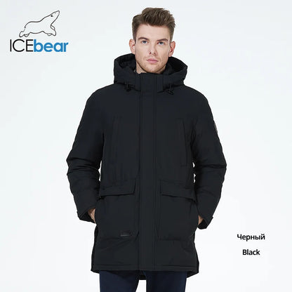 Men's parka jacket windproof warm outerwear Thicken puffer coat for winter The Clothing Company Sydney