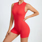 Hollow Backless Gym Bodycon Short Jumpsuit Playsuit Women One Piece Sport Outfit Yoga Romper Fitness Gear