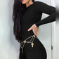 Casual Women's Knitted Bodycon Jumpsuit Fashion Long Sleeve Short Sport One-piece Suit Spring Back Zipper Yoga Playsuit The Clothing Company Sydney